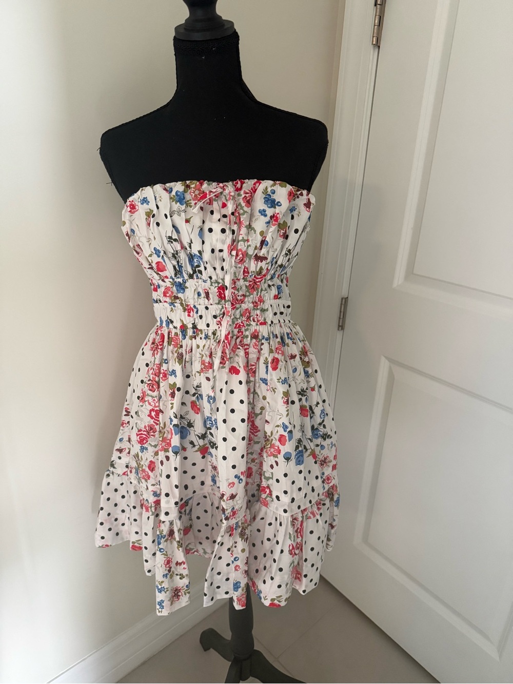 NWT Somerset Collection with Anthropologie Strapless Mini Dress - Picture 4 of 7